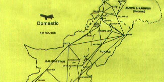 Domestic Air Routes Pakistan