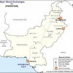 stock exchanges map pakistan