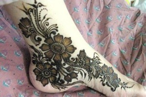 Henna Design on Feet