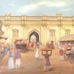 Historical delhi gate lahore